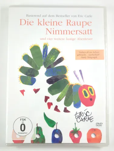 Die kleine Raupe Nimmersatt und vier weitere lustige Geschichten (DVD) NEU