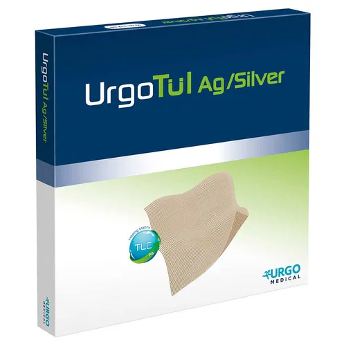 Urgotül Silver Wundgaze 15x20 cm - 5 St - Arzneimittel, antibakterielle Wundgaze mit Silber für optimale Wundheilung und Infektionsschutz.