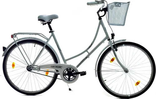 T&Y Trade Cityrad 28 Zoll Damen Fahrrad Enur Weiß - Stilvolles 1-Gang Cityrad mit Rücktrittbremse, Gepäckträger und Korb, ideal für Alltag und Ausflüge. 85% vormontiert für einfachen Aufbau.