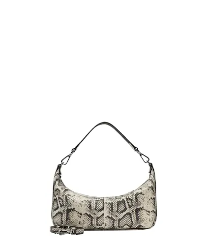 Liebeskind Paris Schultertasche Leder 26 cm weiss TAS046380 - Elegante Handtasche aus hochwertigem Leder, mit praktischem Reißverschluss und abnehmbarem, verstellbarem Umhängeriemen für maximale Flexibilität im Alltag.