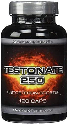 TESTONATE 250 Testosteron Booster 120 Kapseln Mit Kreatin Tribulus Maca Avena Sativa