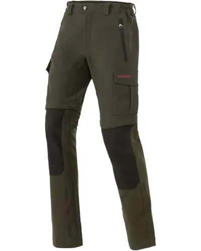 Parforce Ultimate Outdoorhose Damen - Insekten-Stopp Zip-Off-Hose - Outdoorhose für Damen mit Zip-Off-Funktion, ideal für wechselnde Wetterbedingungen und ausgestattet mit effektiver Zeckenschutzbehandlung für maximalen Schutz beim Outdoor-Abenteuer.