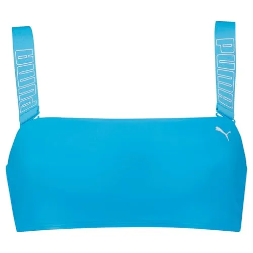 PUMA Swim Women Bandeau TOP 1P - Stylisches Bandeau-Top für Damen, ideal für den Strand oder das Schwimmbad. Mit hochwertigem Material für optimalen Tragekomfort und einer tollen Passform.