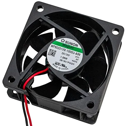 Lüfter 12V DC 1,56W 60x60x25mm 45,9m³/h 5200U/Min 45,9m³/h Sunon MF60251VX1000UA99