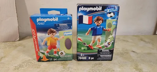 %% Playmobil  70480 & 70157  City Fußball Frankreich Neu OVP
