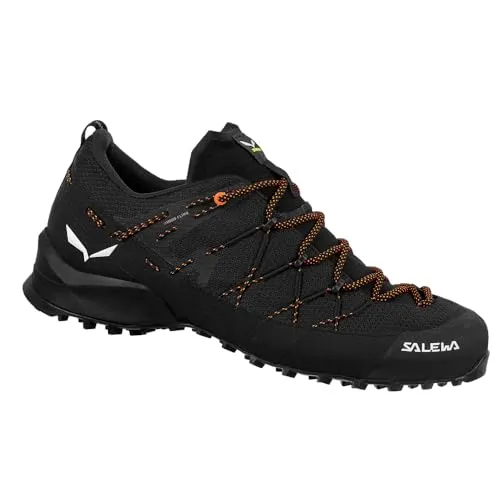 Salewa Wanderschuhe Wildfire 2 - Leichter Zustiegsschuh für Herren - Wanderschuhe mit robustem, recyceltem Mesh-Obermaterial und POMOCA®-Außensohle für ausgezeichneten Grip. Ideal für Zustiege und leichte alpine Kletterrouten, bietet Komfort und Präzision.