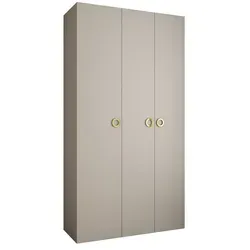 ABIKS MÖBEL Drehtürenschrank COMO 1 Schlafzimmerschrank mit Kleiderstange und Regalen 130 cm x 245.5 cm x 50 cm