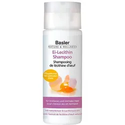 Basler Ei-Lecithin Shampoo 200 ml - Shampoo für trockenes und normales Haar, pflegt mit natürlichem Ei-Lecithin und sorgt für geschmeidigen, seidig glänzenden Glanz. Ideal für beste Kämmbarkeit und einen hervorragenden Duft.