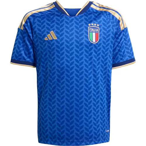 Adidas Italien 26 Heimtrikot Kinder - Blau - Das Adidas Italien 26 Heimtrikot für Kinder begeistert junge Fußballfans mit modernem Design und strapazierfähigem Material. Perfekt für aktive Spieltage, sorgt es für Komfort und Stil auf und neben dem Platz.