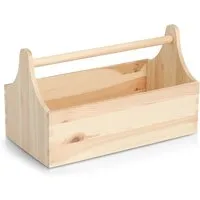 Zeller Dekokiste Kiefer 20,5 cm x 18 cm x 34 cm Natur