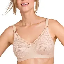 Miss Mary Cotton Dots Soft Bra BH Haut G 105 Damen - Bequemer Soft-BH aus hochwertiger Baumwolle für optimalen Komfort und Halt. Ideal für größere Oberweiten, mit verstellbaren Trägern und elegantem Punktedesign. Perfekt für den täglichen Einsatz.