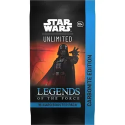 Star Wars: Unlimited Legends of the Force Booster Carbonite Edition Englisch - Sammelkarten für Star Wars-Fans: Erlebe spannende Gefechte mit 16 einzigartigen Karten, einschließlich exklusiver Prestige-Karten und seltenen Foils!