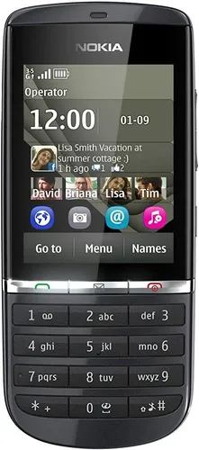 Nokia Asha 300 - Graphite (Ohne Simlock) - Klassisches Handy mit 2,4 Zoll Farbdisplay und 5 MP Kamera, ideal für Nutzer, die ein einfaches und zuverlässiges Mobiltelefon ohne Simlock suchen.