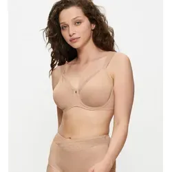 Triumph BH True Shape Sensation W01 Beige D 100 Damen - Minimizer - Funktionsunterwäsche für eine schlankere Silhouette mit optimalem Komfort. Der elegante Minimizer-BH bietet formende Cups und weiche, elastische Materialien für perfekten Halt.