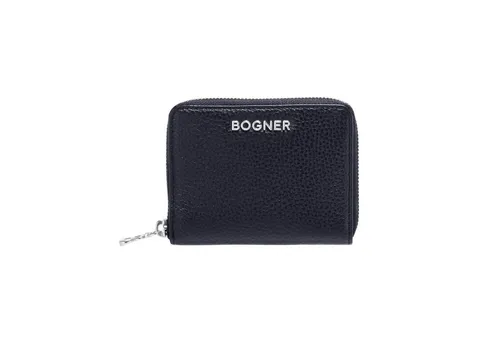 BOGNER Damen Geldbörse Wallis Norah mit RFID-Schutz - Elegante Geldbörse aus 100% Rindsleder mit RFID-Schutz. Praktisch organisiert mit 6 Kreditkartenfächern, 2 Banknotenfächern und zusätzlichem Steckfach für eine einfache Handhabung.