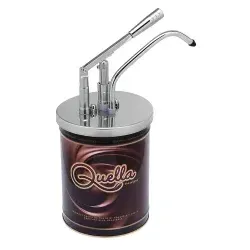 Gastro Inox Dosierspender für 6-Liter-Eimer Schokoladenpaste - Praktischer Dosierspender für 6-Liter-Eimer, ideal für die Gastronomie. Eimerhalterung ermöglicht einfaches Nachfüllen, ohne Umfüllen, und präzises Dosieren von Schokoladensaucen.