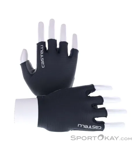 Castelli Espresso Handschuhe (Größe S, schwarz) - Fahrradhandschuhe für Herren, atmungsaktiv und komfortabel mit perfektem Grip und Castelli Damping System – ideal für lange und anspruchsvolle Touren.