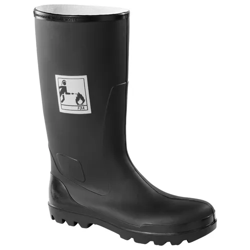 Etche Feuerwehr-Gummistiefel S5 F3A, Größe 48 - Hochwertige Chemikalienschutz-Stiefel aus Nitrilkautschuk für den professionellen Einsatz. Bieten sicheren Schutz bei Feuer und Chemieunfällen, rutschhemmend und durchtrittsicher.