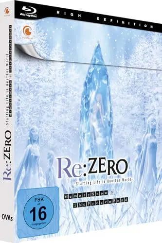 Re:ZERO -Starting Life in Another World - OVAs "Memory Snow" & "The Frozen Bond" - [Blu-ray] - Anime-Film, spannende Geschichten aus der beliebten Serie, ideal für Fans von fantastischen Abenteuern.