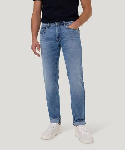 Pierre Cardin 5-Pocket-Jeans Herren REGULAR FIT - Jeans in light blue used, aus Stretch-Denim für optimalen Tragekomfort, ideal für lässige Outfits und den Alltag.