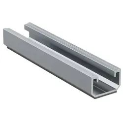 Fischer 567186 SolarMetal Blechdach EPDM 110 AL Dachschiene - Montageschiene für Photovoltaikanlagen, optimiert für Trapezblechdächer, mit vorgebohrtem Schienenstück und kompatibel mit verschiedenen Klemmen für einfache Montage.