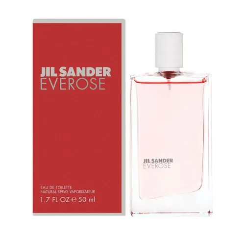 Jil Sander Everose 50 ml Eau de Toilette für Damen - Blumiger Duft mit Jasmin und Rose, 50 ml Spray für einen eleganten Auftritt - perfekt für die moderne Frau.