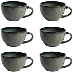 HOMLA MIDO Becherset, Türkis, 6 Stück, 0,3L, spülmaschinenfest - Set aus 6 hochwertigen Bechern in strahlendem Türkis, ideal für gesellige Runden. Langlebig und kratzfest, perfekt für den täglichen Gebrauch. Einfach zu reinigen dank Spülmaschinenfestigkeit.