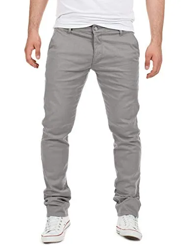 Yazubi Dustin - Grau Chinohosen für Männer mit Stretch - Die Yazubi Dustin Chinohose bietet stilvolle Eleganz für Büro und Freizeit. Der hochwertige Materialmix aus 98% Baumwolle und 2% Elasthan sorgt für optimalen Tragekomfort und eine perfekte Passform.