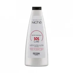 Morfose Niche Pro. Protein Treatment SOS Care 400ml - Haarkur für intensive Reparatur geschädigter Haare, stärkt die Haarstruktur mit einer kraftvollen Protein-Formel und sorgt für gesundes, geschmeidiges Haar.