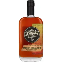 Ole Smoky Tennessee MANGO Habanero Whiskey 35% Vol. 0,7l - Whisky mit fruchtigem Mango-Geschmack und scharfer Habanero-Note, ideal für kreative Cocktails und unvergessliche Geschmackserlebnisse.