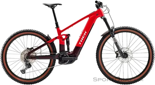 Trek Rail+ 5 Viper Red 2025 L - E-Bike für Abenteuer - E-Bike mit Bosch Performance CX Antrieb, 800 Wh Akku und 160 mm Federweg für epische Trails. Ideal für anspruchsvolle Fahrten und anpassbare Geometrie.