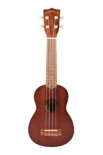 Kala Makala MK-S/PACK Soprano Ukulele Pack - Ukulelen Starter Pack mit Tuner & Tasche, ideal für Anfänger, Mahagoni-Korpus und Aquila Saiten für besten Klang.