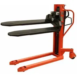 Schefer Hochhubwagen HHWS 800kg - Transportgeräte & Rampen – Ergonomisch und kräftesparend, mit einer Tragkraft von 800 kg und Neigefunktion für optimale Handhabung von palletierten Gütern.
