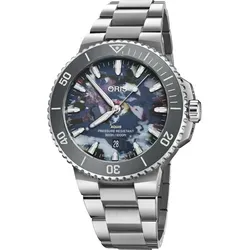 Oris Aquis Date 43,5mm Upcycle" 01 733 7789 4150-07 8 23 04PEB" - PET Plastik,silber - 43.5mm