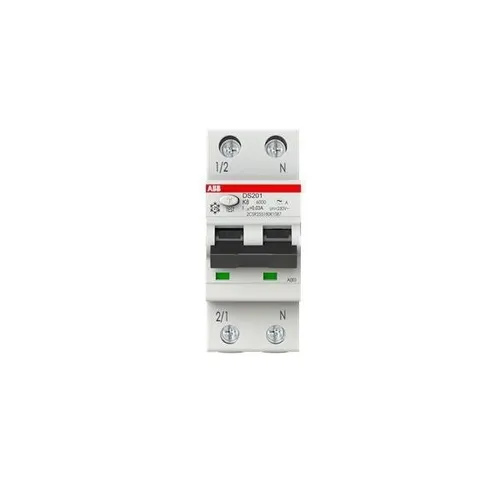 ABB DS201A-K8/0 A30 FI/LS Schalter 6kA 1P+N Typ A 8A 30mA - Sonstige Elektroinstallationsartikel mit hoher Sicherheit: 6kA Bemessungsabschaltvermögen und Temperaturbereich von -25 bis 55 °C für zuverlässigen Einsatz.