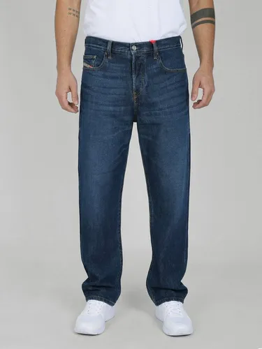 Diesel D-Viker Straight-Jeans blau - 2020, Größe 32 - Jeans in Used-Optik mit bequemer, gerader Beinform und relaxed fit, ideal für lässige Outfits und optimalen Tragekomfort.
