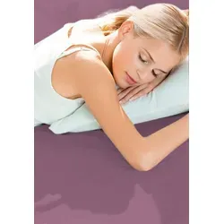 Bassetti Spannbettlaken TOPPER, Jersey, (1 Stück), aus weicher Baumwollmischung lila|rosa 140-160 cm x 200-220 cm
