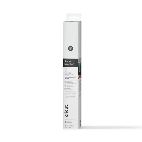 CRICUT Smart Iron-On, ohne Schneidematte (91.4 cm), Weiß, Wärmetransferfolie