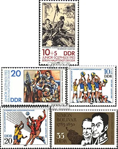 Prophila Collection DDR 2812-2813,2814-2815,2816 (kompl.Ausg.) gestempelt 1983 Briefmarken, Sport, Bolivar (Briefmarken für Sammler) Ballspiele ohne Fußball (Basketball/Handball/Baseball …)