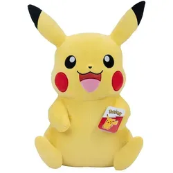 Pokémon Plüschtier "Pikachu" - Kuschelfreund für Kinder ab 3 Jahren - Weiches Plüschtier aus hochwertigem Material, ideal zum Kuscheln und Spielen. Bekannter Charakter aus Film und Fernsehen, fördert kreatives Spiel. Achtung! Nicht für Kinder unter 3 Jahren geeignet.