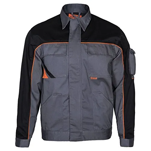 ARTMAS Professional Arbeitsjacke - Winddichte Herren-Arbeitsjacke mit belüfteter Rückseite und 5 praktischen Taschen, ideal für Monteure und Techniker im täglichen Einsatz.
