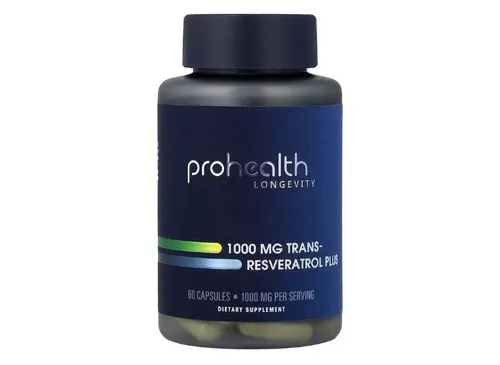 ProHealth Longevity, Trans-Resveratrol Plus, Ergänzungsmittel, 60 Kapseln