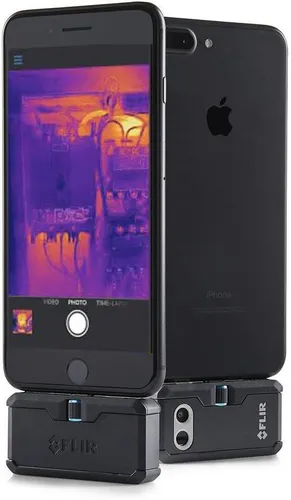 FLIR ONE PRO LT - Wärmebildkamera für iOS mit Apple Lightning - Elektrische Messgeräte, kompakte Wärmebildkamera mit hoher Bildqualität und einfacher Handhabung für präzise Temperaturmessungen.