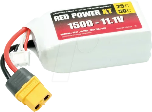 RD XT 1500 S3 - Akku-Pack, Li-Polymer, 11,1 V, 1500 mAh