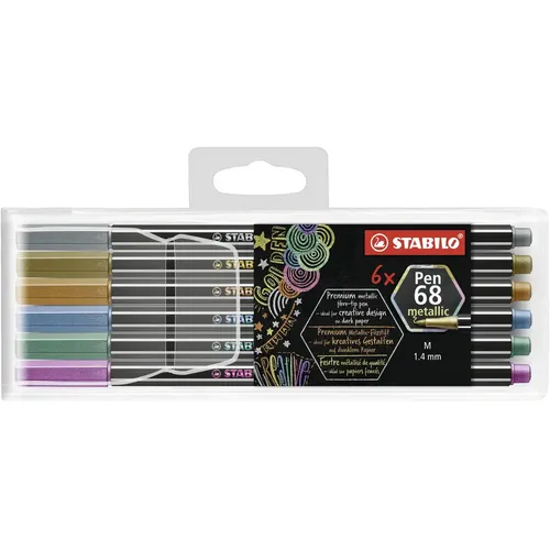 ''Premium fibre-tip pen STABILO® Pen 68 wallet ''''ARTY''''''Premium-Filzstift S