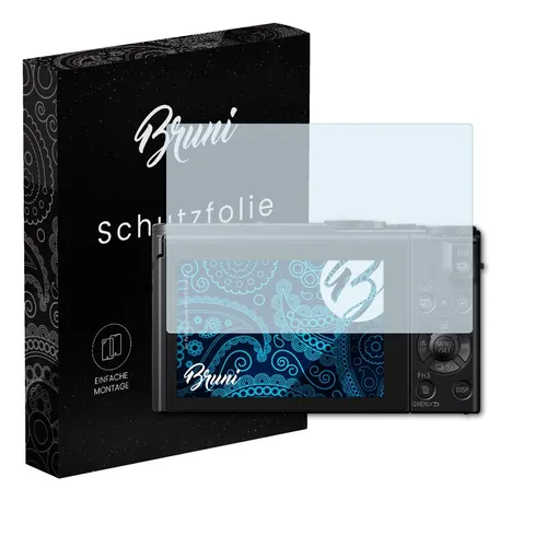 Bruni 2x Folie für Panasonic Lumix DMC-LX10 / LX15 Schutzfolie