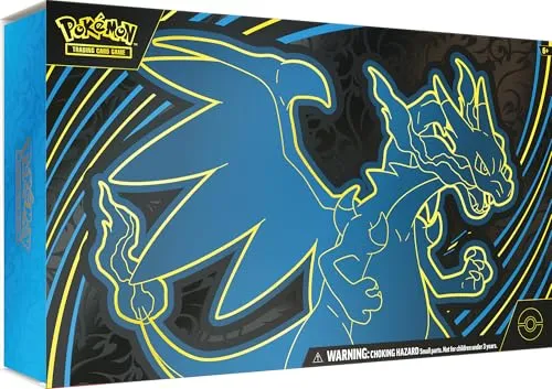 Pokémon Mega Charizard X EX Ultra Premium Collection - NEU OVP - Erlebe die exklusive Mega Glurak Box mit Promo-Karten und hochwertigem Design. Ideal für Pokémon-Sammler und Fans, die das Spiel lieben!