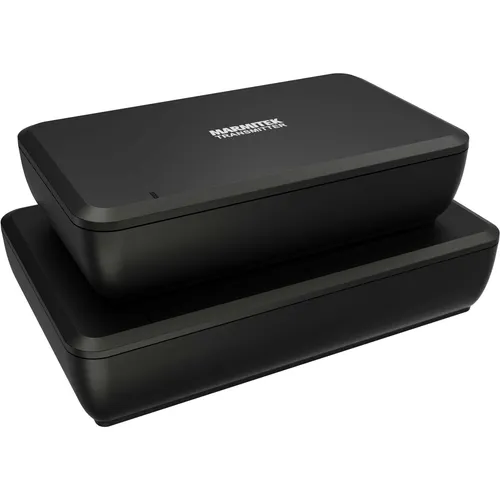 Marmitek Speaker Anywhere 650 - Drahtloser Audiosender für Lautsprecher - HiFi-Kabel mit digitaler, latenzfreier Übertragung für unkomprimierten Sound in CD-Qualität. Perfekt für den drahtlosen Anschluss von bis zu zwei Lautsprechern.