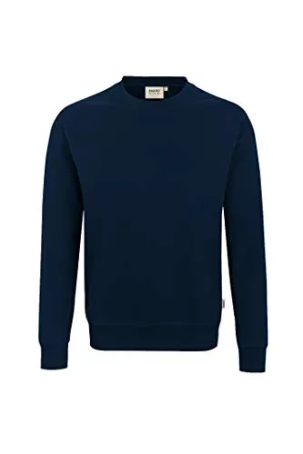 HAKRO Sweatshirt Mikralinar® 475 - Tinte, 2XL - Strapazierfähiges Sweatshirt aus Mikralinar® mit rundem Halsausschnitt und LYCRA®-Anteil, ideal für gewerbliche Wäschereien. Pflegeleicht und komfortabel, perfekt für den Arbeitsalltag.
