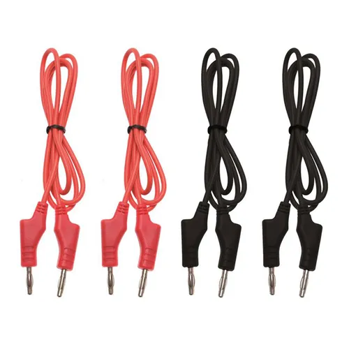 BGS Multimeter-Prüfkabel-Satz | 4 mm - KFZ-Werkzeuge mit einer Länge von 1000 mm, ideal für präzise Messungen in der Automobiltechnik.